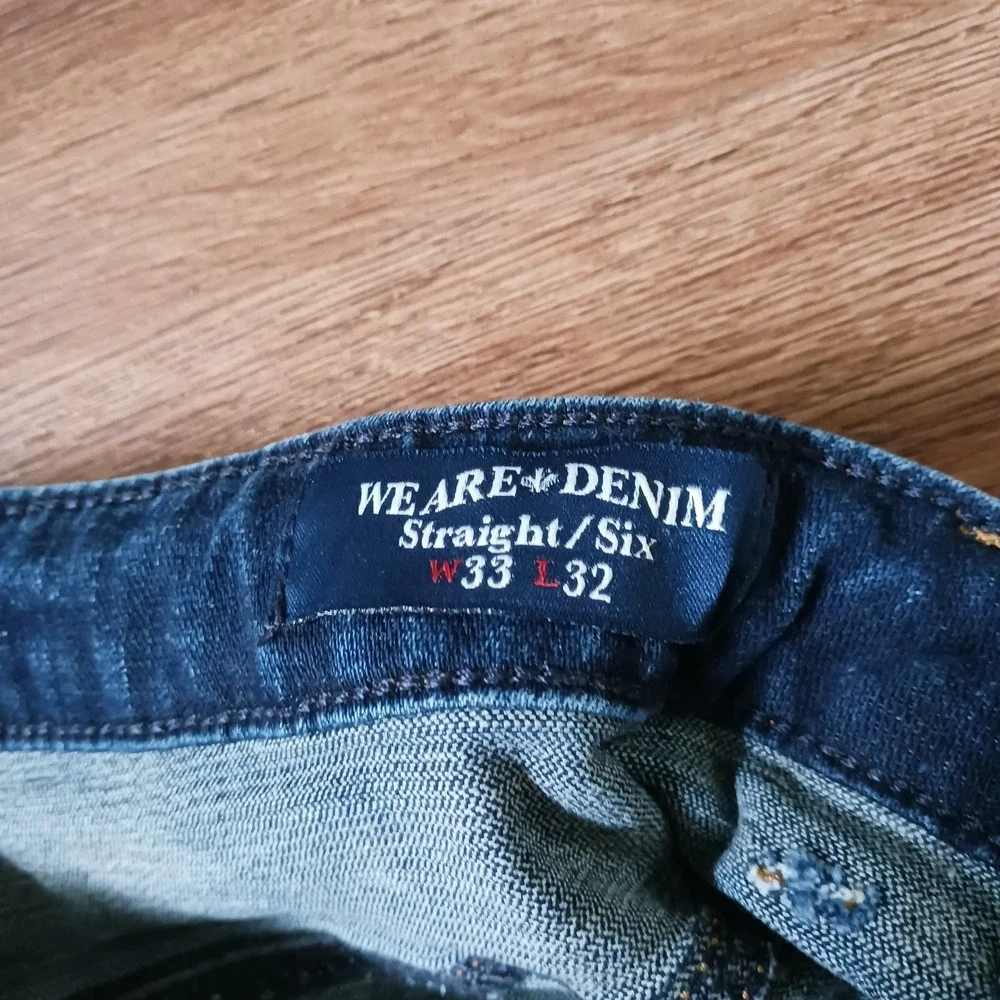 Buffalo David Bitton Straight Six Stretch 34 x 30 Denim Jeans